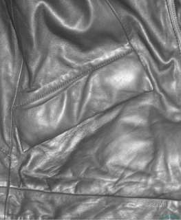 Armani Exchange Real Lamb Leather Jacket $425 NEW M  