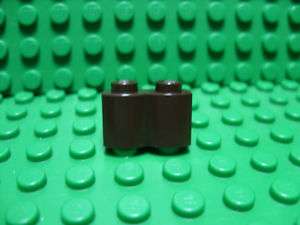 NEW Lego Dark Brown 1 x 2 Palisade pieces Lot of 5  