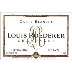 Louis Roederer Carte Blanche Extra Dry NV 750ml Grocery 