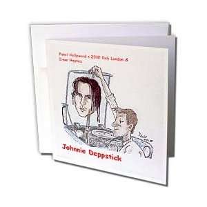  Hollywood Cartoons   Johnnie Deppstick   Greeting Cards 6 Greeting 