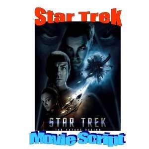  STAR TREK (2009) Sci Fi Movie Script Great Read 