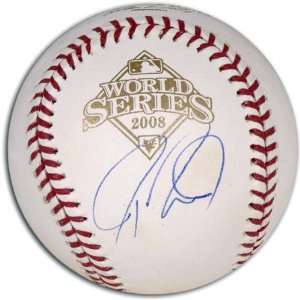  Jayson Werth Autographed Baseball  Details 2008 World 