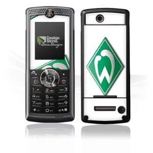   Skins for Motorola W388   Werder Bremen wei? Design Folie Electronics