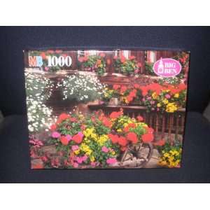  1995 MB Big Ben   1000 Piece Jigsaw Puzzle   Flower Time 