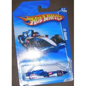    HOT WHEELS 2010 HW RACING 01 OF 10 BLUE F1 RACER Toys & Games