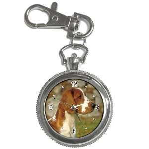  Welsh Springer Spaniel Key Chain Pocket Watch N0638 