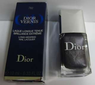NEW Christian Dior Nail Polish in Silver Purple 782 HTF  