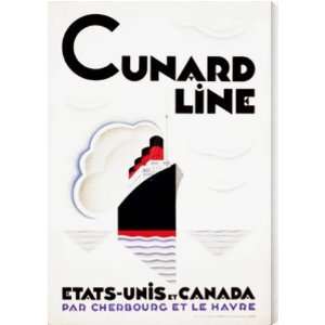  Cunard Line Paris AZV00136 metal artwork: Home & Kitchen
