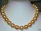 Charming 10mm South White Sea Shell Pearl Necklace 18  