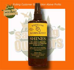 Shines White Oak Acorn Scent Cover and Attractant for Deer Hunting 