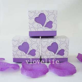 100 2X2X2 Gift Boxes Heart Design Wedding Party Favor  