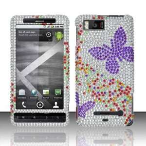 Motorola Droid X X2 MB810 (Verizon) Full Diamond Case Cover Protector 
