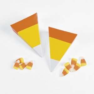  Dozen Paper Candy Corn Treat Boxes (small): Kitchen 