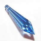 Large Teardrop Swarovski Crystal 8611 Sapphire Pendant  