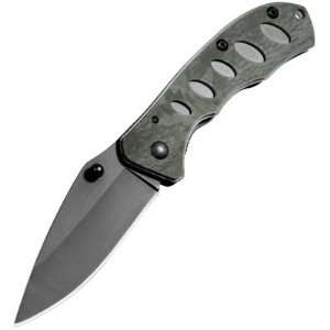   Knife w/ Pocket Clip Military Camo Color Handle: Sports & Outdoors