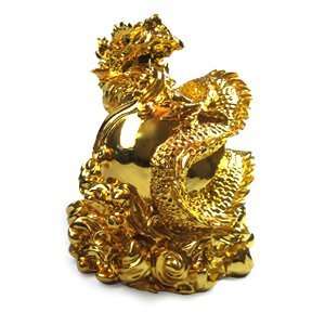  The Golden Dragon With Pearl 