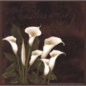  Midnight Calla Lily by Annie Lapoint 6x6: Kitchen & Dining