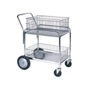 Office Mail Cart Deluxe 5/10 Casters