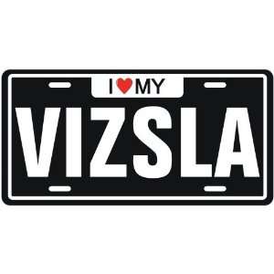    NEW  I LOVE MY VIZSLA  LICENSE PLATE SIGN DOG: Home & Kitchen