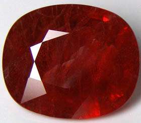   weight 14 75 carat gem type natural ruby corundum shape oval size