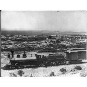    Railroad Scene,Locomotive,Queretaro,Mexico,1895