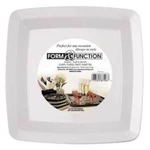  Form & Function 10 1/4 inch Plates, White Kitchen 