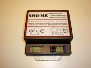 SHO ME 21.7462 4 OUTLET STROBE POWER SUPPLY 60 WATTS  