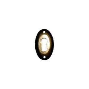  Oval Keyhole Cover Old World Brass