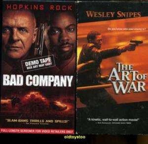VHS   BAD COMPANY THE ART OF WAR SPEED IN LOVE & WAR  