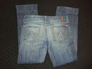 Seven For All Mankind Straight Leg A Pocket Jeans Sz 31  