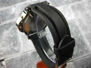  HQ Soft PU Rubber Diver Strap Band Tang Buckle Fit OMEGA Seamaster PO