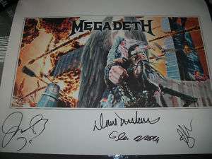   Lithograph Dave Mustaine United Abominations 2007 Promo   