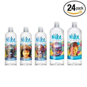 Nika Water Water, 16.9 Ounce (Pack of 24):  Grocery 
