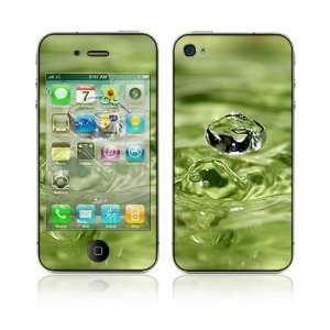 Water Drop Decorative Skin Cover Decal Sticker for Apple iPhone 4 16GB 