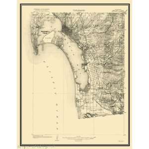  USGS TOPO MAP SAN DIEGO QUAD CALIFORNIA (CA) 1904: Home 