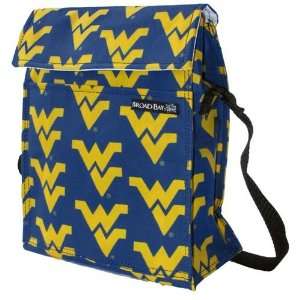   : West Virginia Mountaineers Navy Blue Lunch Tote: Sports & Outdoors