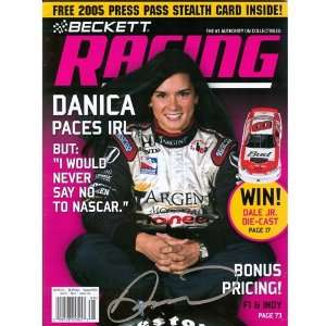  Danica Patrick Autographed Beckett Racing (Aug 05 