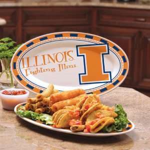  Illinois Fighting Illini NCAA Gameday II Ceramic Platter 