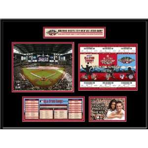  2011 MLB All Star Game Ticket Strip Frame   Diamondbacks 
