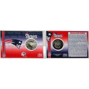  New England Patriots Team History Coin Card: Everything 