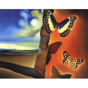 Paysage aux Papillons, c.1956 by Salvador Dali 10x8 