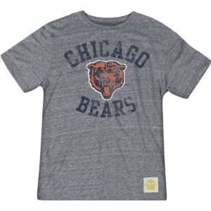  Chicago Bears Tri Blend Gym Class T Shirt: Sports 