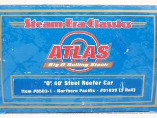 Atlas 8503 1 O 3 Rail 40 Steel Reefer NP #91039  