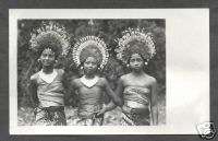 Bali photo pc 3 Djanger Dancers Costume Indonesia 20s  
