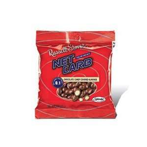 Russell Stover Net Carb Chocolate Candy Covered Almonds (Pack of Three 
