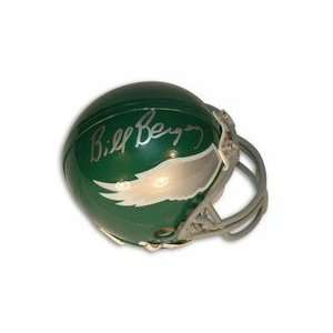  Bill Bergey Autographed Philadelphia Eagles Mini Football 