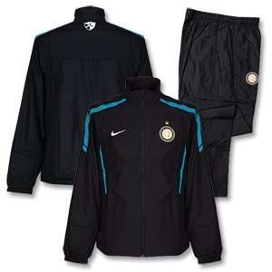    10 11 Inter Milan Woven Warm Up Suit   Navy/Sky