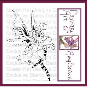  Spell Caster Fairy Unmounted Rubber Stamp: Everything Else