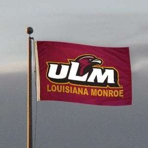  ULM Warhawks Double Sided 3x5 Flag: Sports & Outdoors
