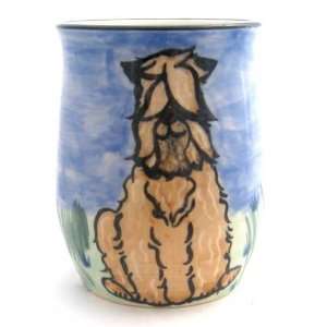  Deluxe Soft Coated Wheaten Terrier Mug: Kitchen & Dining